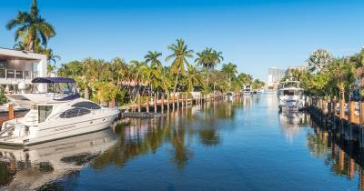 Florida - Yacht roads from Fort Lauderdale