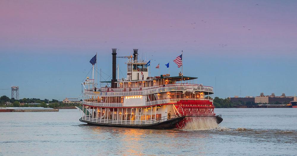 New Orleans - Paddle Steamer on the Mississippi River