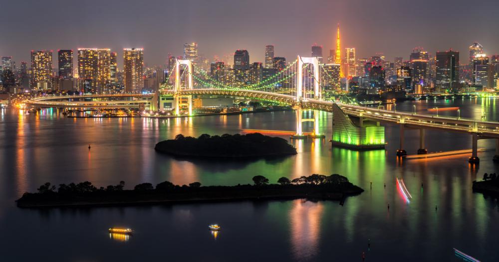Tokyo - View of the skyline at night